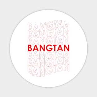 BTS Bangtan Street Wear Magnet